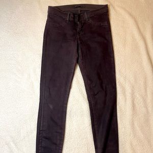 J Brand Plum Skinny Jeans